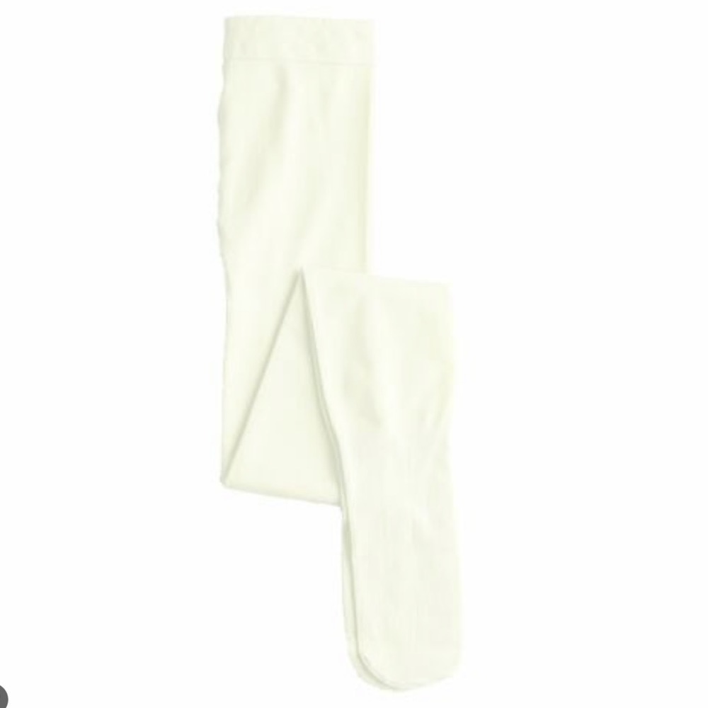J crew girls solid tights ivory Xl/Xxl